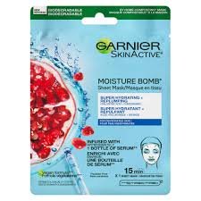Garnier Moisture Bomb Sheet Mask (Super Hydrating+Soothing)