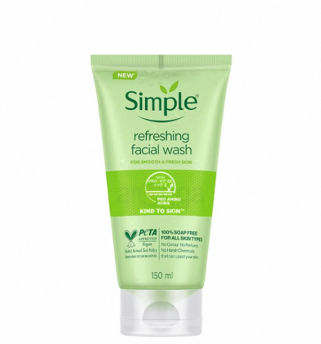 Simple	Refreshing facial wash B5+E